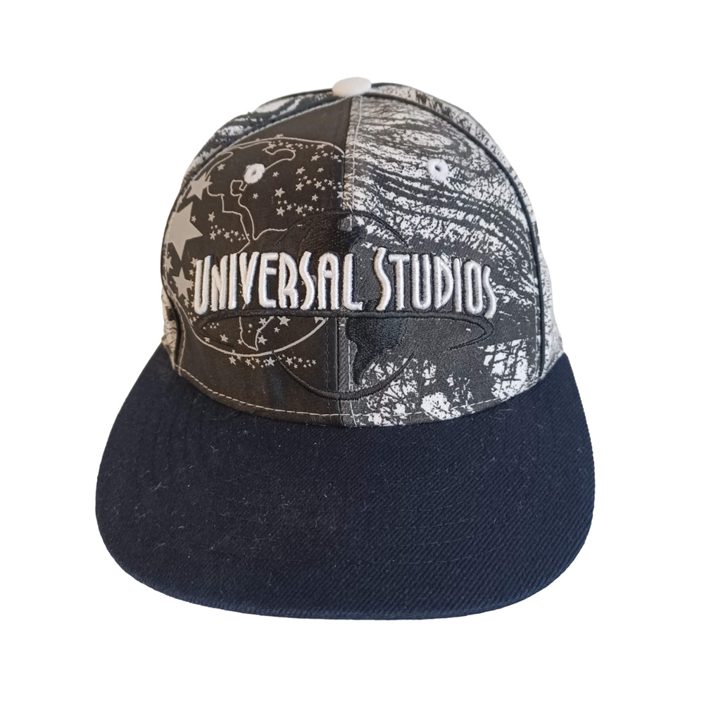 Universal Studios Multicolor All Over Embroidered Adjustable Baseball Cap Hat